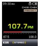 COWON U5 - Utilisation de la radio FM - 3