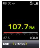 COWON U5 - Utilisation de la radio FM - 9