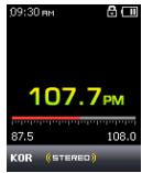 COWON U5 - Utilisation de la radio FM - 4
