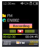 COWON U5 - Utilisation de la radio FM - 14
