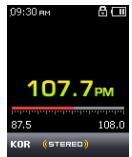 COWON U5 - Utilisation de la radio FM - 12