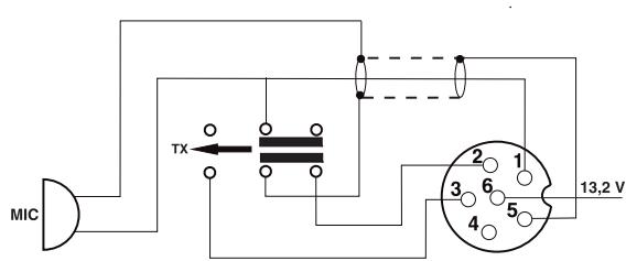 PRESIDENT TRUMAN - WTYK MIKROFONU 6-PIN - 1