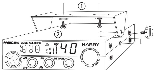 PRESIDENT HARRY - 1) WHERE AND HOW TO MOUNT YOUR MOBILE CB RADIO: - 1