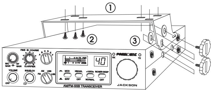 PRESIDENT JACKSON - 1) WHERE AND HOW TO MOUNT YOUR MOBILE CB RADIO: - 1