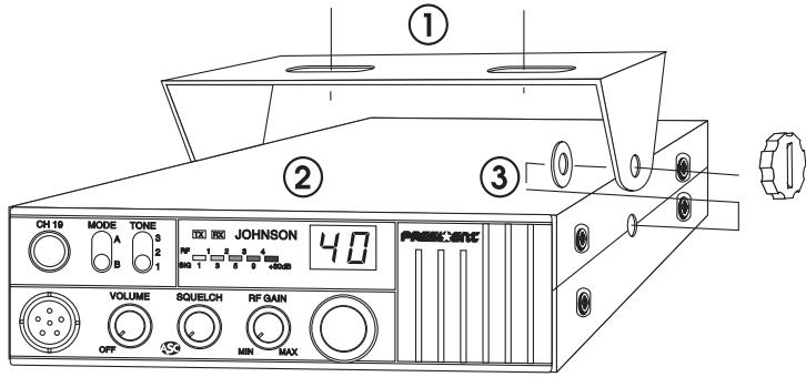 PRESIDENT JOHNSON - 1) ELEGIR EL EMPLAZAMIENTO Y MONTAJE DEL PUESTO MOVIL: - 1