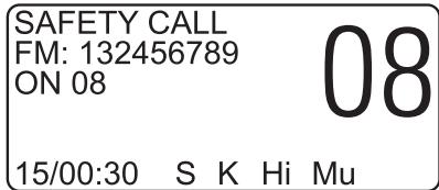 PRESIDENT MC 6800 DSC - Urgency Call and Safety Call - 2