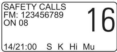 PRESIDENT MC 6800 DSC - Call Log - 1