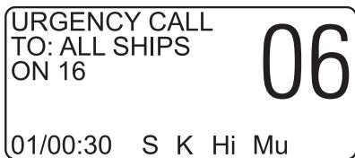 PRESIDENT MC 6800 DSC - Urgency Call and safety Call - 2