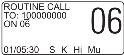 PRESIDENT MC 6800 DSC - Routine Call - 1
