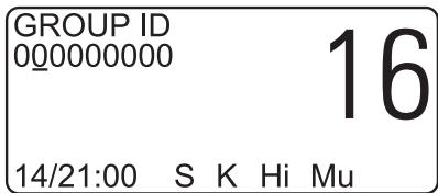 PRESIDENT MC 6800 DSC - Establisher un identificador de grupo - 1