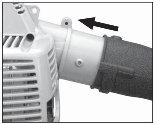 ECHO ES210 - Soufflante installation des tubes de soufflante - 1