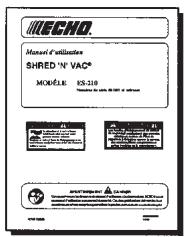 ECHO ES210 - Description - 2