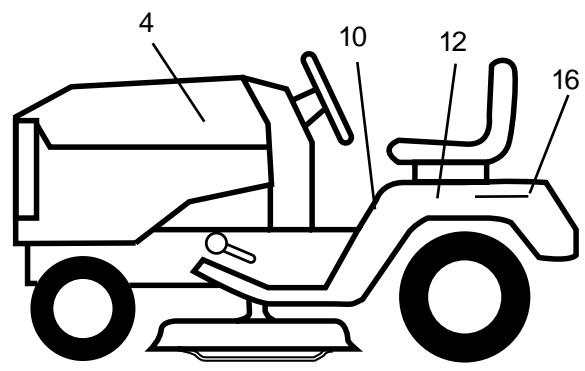 POULAN PC14542B - DÉCALCOMANIE - 2