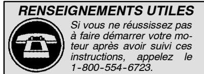 POULAN PRO PB200 - Démarrage du moteur - 1