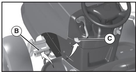 POULAN PRO PP18542 - TO SET PARKING BRAKE (See Fig. 5) - 1