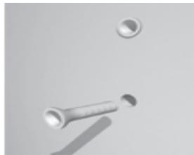 VISA VE-S42 - Installation des bras du téléviseur - 1