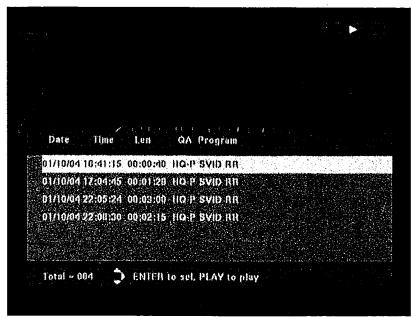 DIGITEK DVR-80PT - Lecture d'un programme de HDD - 1