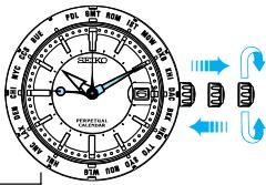 SEIKO 4F56 ANALOG QUARTZ - Couronne - 1