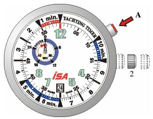 SEIKO ISA 8270 - Re-initializzare le lancette del conto alla rovescia/ cronometro (per la regolazione solo dopo ilchio bateria) - 2