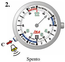 SEIKO ISA 8270 - Sveglia Accesa/Spenta - 2