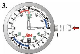 SEIKO ISA 8270 - Regola l'ora, minuti e la data. - 3