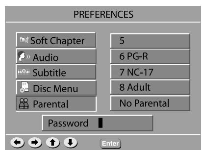 JAMO SVR 250 - Configuración de Preferencias - 10