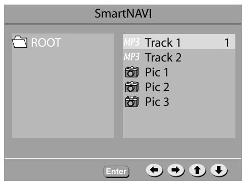 JAMO SVR 250 - Wiedergabe von Dateien von Disks oder über den USB-Anschluss - 1