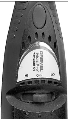 DREMEL 761 - Using the Cordless Rotary Tool - 4