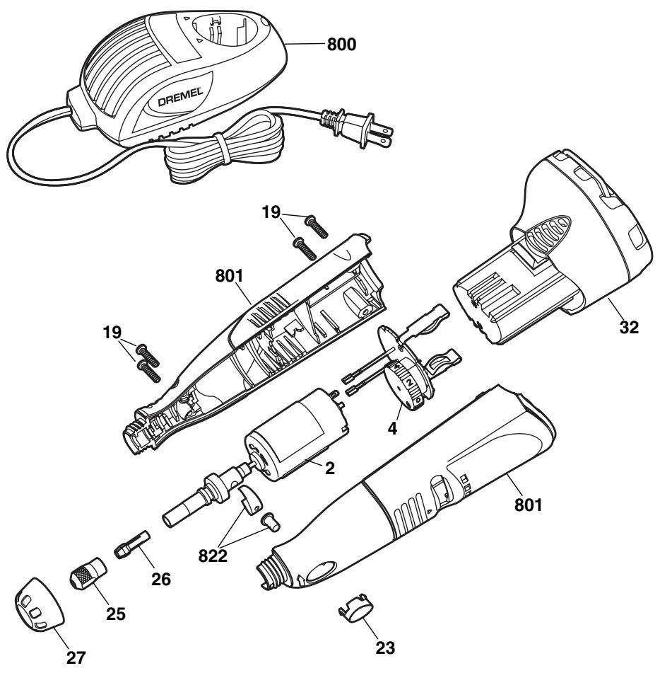 DREMEL 800 - MODEL 800 - 1