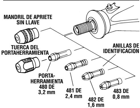 DREMEL 276T6 - CUADRO DE IDENTIFICACION DE PORTAHERRA - 1