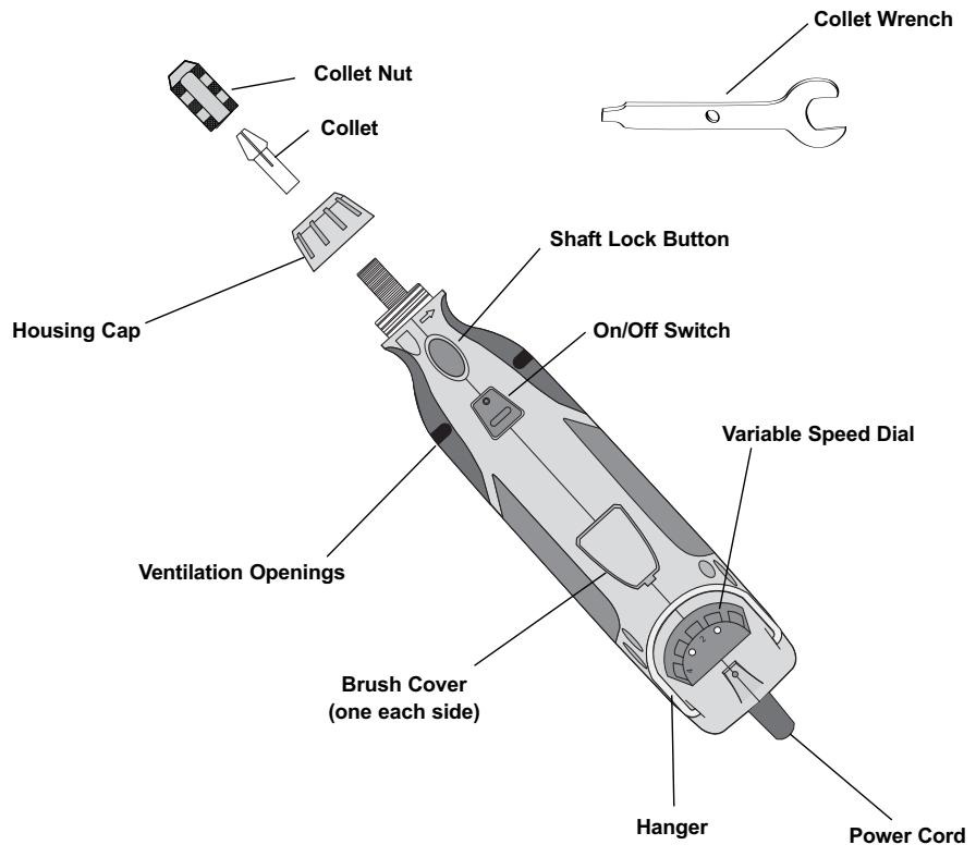 DREMEL 400 XPR - Description - 1