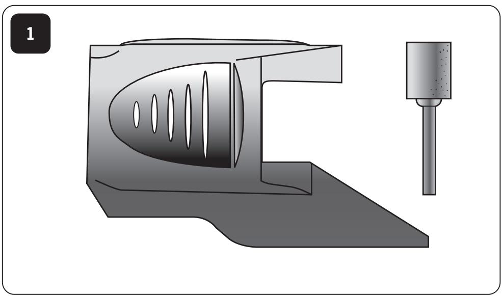 DREMEL 675 LAWN MOWER SHAPENING KIT - 1