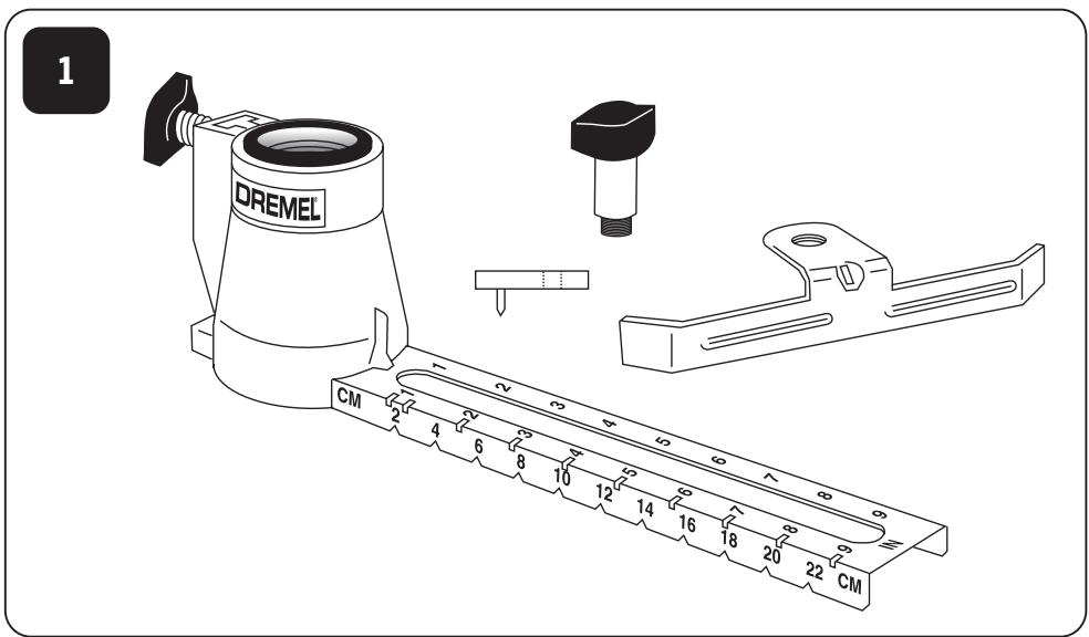 DREMEL 678 LINE CIRCLE CUTTER - 1