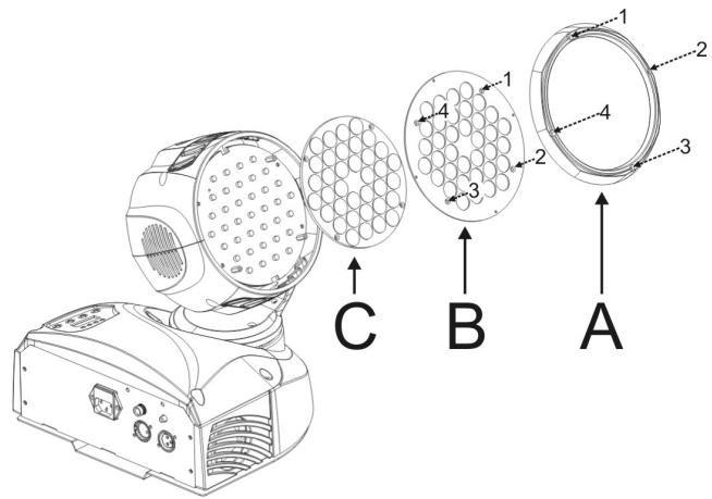 JBSYSTEMS BT-36II - SUBSTITUÇÃO DE LENTES - 2