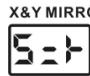 JBSYSTEMS CLUB LASER 7 MK2 - Réglage de l'effet miroir x/y: - 5