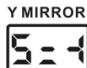 JBSYSTEMS CLUB LASER 7 MK2 - Pattern X/Y mirror control setup: - 7