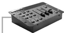 JBSYSTEMS LED MANAGER - Electrical installation in Master/slave-mode with the LEDCON-01 remote: - 1