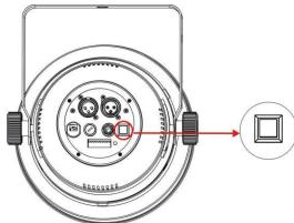 JBSYSTEMS LED PAR 64 - How to set the DIP-switches to obtain the right starting address: - 1