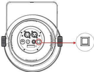 JBSYSTEMS LED PAR 64 - Einstellen der DMX-Adressen: - 1