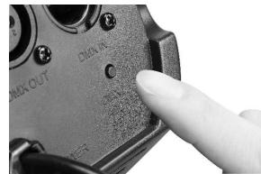 JBSYSTEMS LED SPOT - Automatic DMX-addressing, starting from any given start address: - 1
