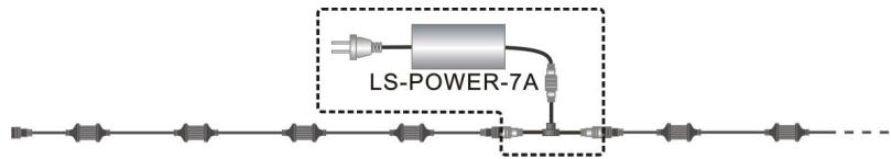 JBSYSTEMS LED STRING RGB - LS-POWER-7A - 2