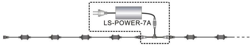 JBSYSTEMS LED STRING WHITE - LS-POWER-7A - 2