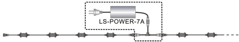 JBSYSTEMS LED STRING WHITE - LS-POWER-7A - 2
