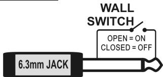 JBSYSTEMS MINI LED MANAGER - Conexión de un interruptor externo análogo para blackout: - 1