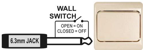JBSYSTEMS MINI LED MANAGER - Anschluss eines analgen Schalter für Blackout: - 1