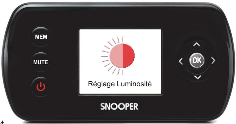 SNOOPER SAPPHIRE - Réglage luminosité - 1