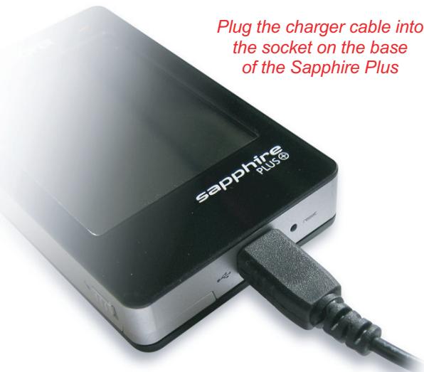 SNOOPER SAPPHIRE PLUS - Chargement de la batterie interne - 1