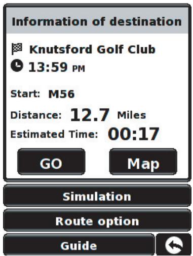 SNOOPER SAPPHIRE PLUS - Navigation vers un terrain de golf - 6