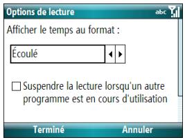 PALM TREO 500 - Personnalisation de windows media player mobile - 1