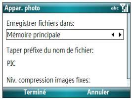 PALM TREO 500 - Lors des diaporamas, optimiser - 1